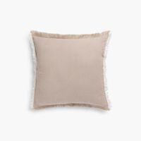 Funda Cojín Algodón Layer 45x45 Taupe