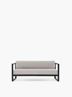 Sofá 2 Cuerpos Montego OLE Negro/Beige