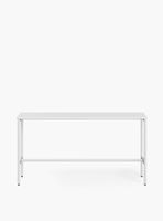 Mesa Oficina Cafetería Astro 160x60 Blanco/Blanco