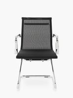 Silla Visita Carson Media Negro