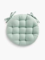Cojín de Silla Algodón Gavema Diam 40 Verde Claro