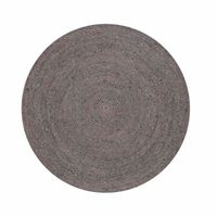 Alfombra redonda Yute Gobi ⌀160 Gris