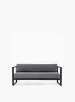 Sofá 2C Montego OLE Gris oscuro/Gris