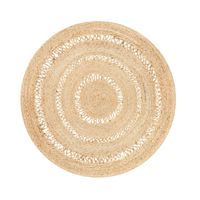 Alfombra Yute Oasis 120⌀ Crudo