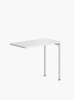 Escritorio Lateral Astro 50x90 Blanco/Blanco