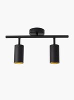 Lámpara de Techo Kelsey x2 Negro