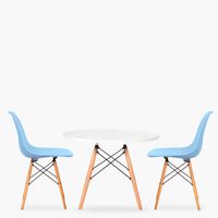 Pack Kids 1 Mesa 2 Sillas DSW Celeste