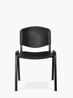 Silla Visita ISO PP Negro