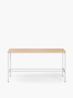 Mesa Oficina Cafetería Astro 160x90 Natura/Blanco