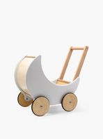 Coche para Muñecas Infantil de madera Samanta Gris claro