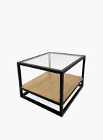 Mesa Lateral Chuck Roble Envejecido