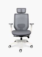 Silla Oficina Focus Gris Claro con cabecero