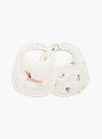 Babero Algodón Amiguis Blanco