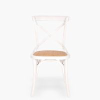 Silla Madera Tradition Rattan Blanco