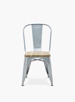 Silla Tolix Madera Plata