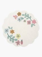 Alfombra Flores Diam 120