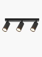 Lámpara de Techo Harper x3 Negro