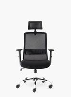 Silla de escritorio Cuba Alta brazo Reg y cabecero