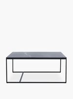 Mesa de Centro Alonza Tipo Mármol 90 Negro