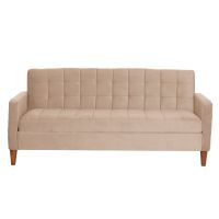 FUTON GENOVA  TELA VELVET BEIGE