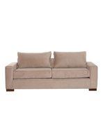 SOFA LIVORNO 3C TELA VELVET BEIGE