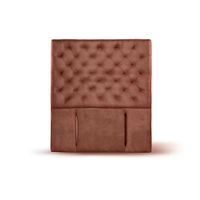 RESPALDO BRESCIA CUERO TABACO 1 1/2 PZA