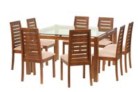 Juego De Comedor Barcelona 1400X1400 S/Tenerife Pu Beige