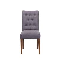 Silla Oviedo Lino Gris Oscuro