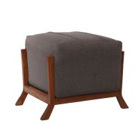 Pouf Marsella Lino Gris Oscuro