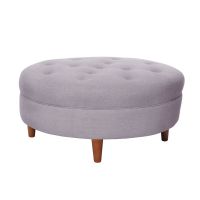 Pouf Paris Lino Gris Claro
