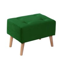 Pouf Niza Tela Velvet Verde