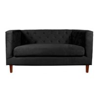 SOFA BRESCIA 2C TELA VELVET VIVIAN NEGRO