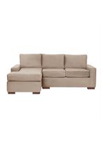 SECCIONAL IZQ LIVORNO TELA VELVET BEIGE