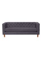 SOFA BRESCIA 3C LINO GRIS OSCURO