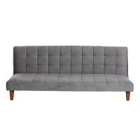 FUTON TURIN  TELA VELVET GRIS