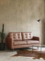 SOFA NAPOLES 2C CUERO KENTUCKY BEIGE