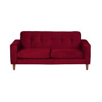 Sofa Salerno 2C Tela  Velvet  Burdeo