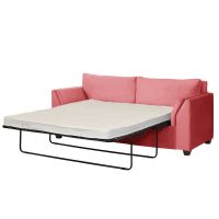 Sofá Cama Milan 2PL Tela Velvet Palo Rosa Con Asiento de Resortes Pocket
