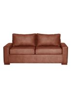 SOFA LIVORNO 3C CUERO KENTUCKY TABACO
