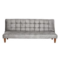 FUTON TURIN  CUERO KENTUCKY GRIS