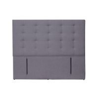 RESPALDO NAPOLES LINO GRIS OSCURO KING