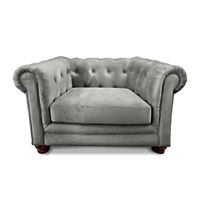 SOFA FLORENCIA 1C TELA VELVET GRIS