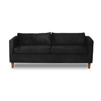 SOFA SICILIA 2C TELA  VELVET  NEGRO