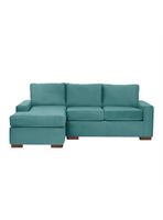 SECCIONAL IZQ LIVORNO TELA VELVET TURQUESA