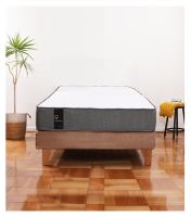 Cama Europea Zen Best 1.5 Plaza Colchon Resortes Base DivididaTela Beige