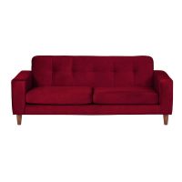 Sofa Salerno 3C Tela  Velvet  Burdeo