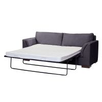 Sofá Cama Milan 2PL Lino Gris Oscuro Con Asiento de Resortes Pocket