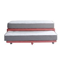 CAMA NIDO ZEN BEST TELA PALO ROSA 1 1/2 PZA
