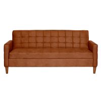 FUTON GENOVA  CUERO KENTUCKY TABACO