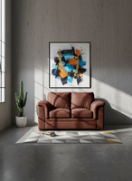 SOFA ANCONA 2C TELA VELVET CHOCOLATE